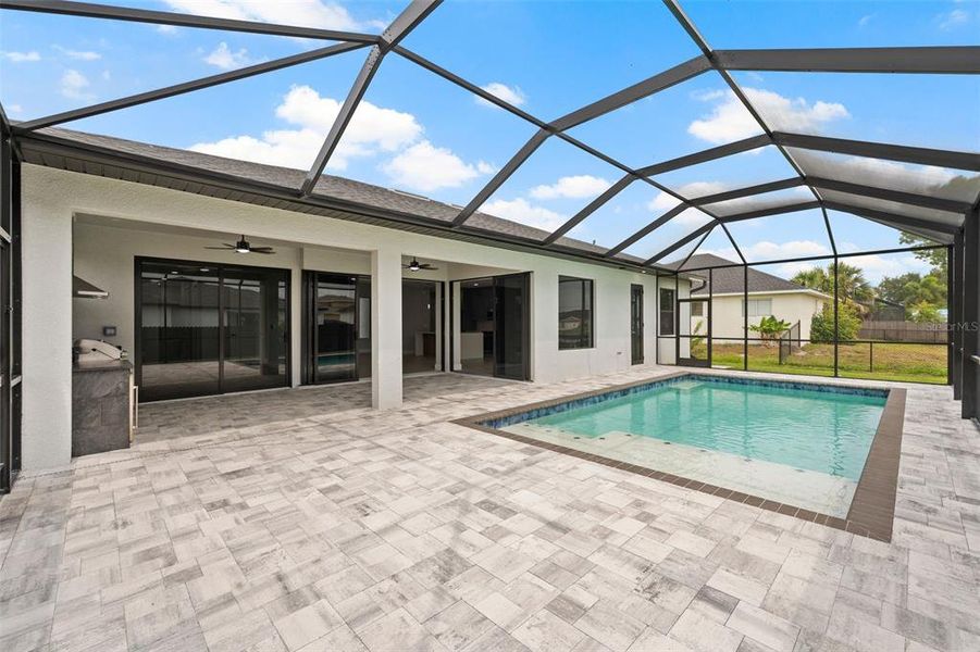 Exterior details and patio area of a home in , Cape Coral (Image 28).