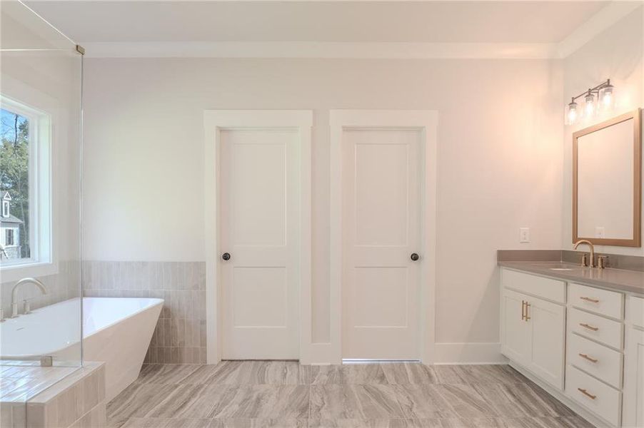 Furnished interior view inside a new home in Grove Park, Covington (Image 3).