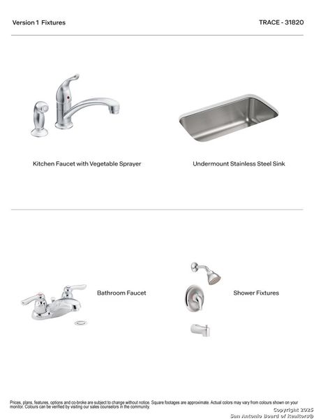 Sample of building materials used in homes in Trace, San Marcos (Image 23).