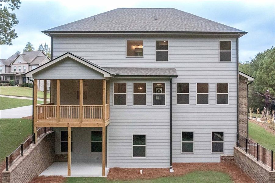 Exterior details and patio area of a home in , Douglasville (Image 26). Exterior details and patio area of a home in , Douglasville (Image 26).