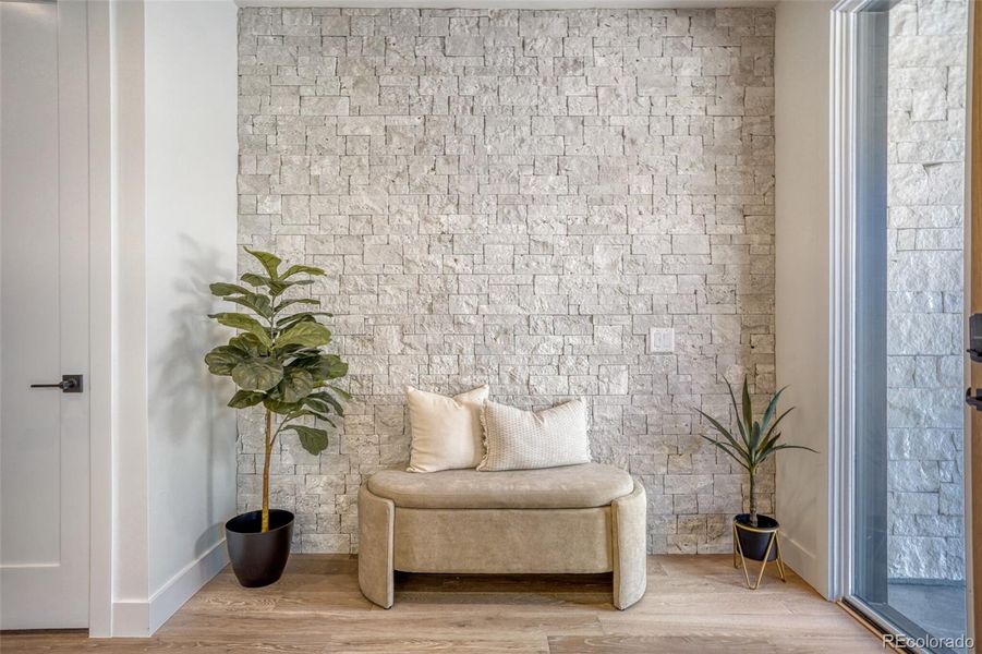 Furnished interior view inside a new home in , Denver (Image 10).
