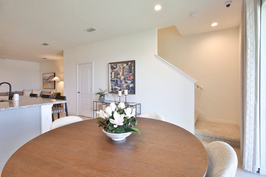 Representative furnished interior of a home built from the Morgan by Neal Communities in SkySail, Naples (Image 18).