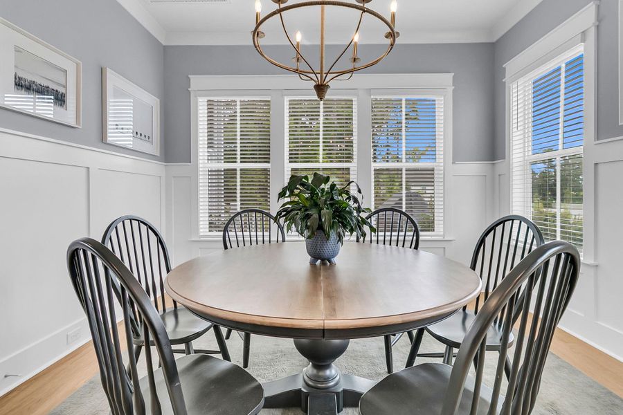 Furnished interior view inside a new home in , Charleston (Image 8).