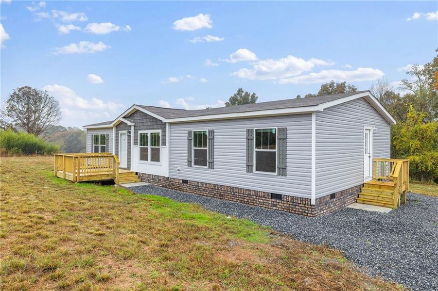Exterior details and patio area of a home in , Demorest (Image 22). Exterior details and patio area of a home in , Demorest (Image 22).