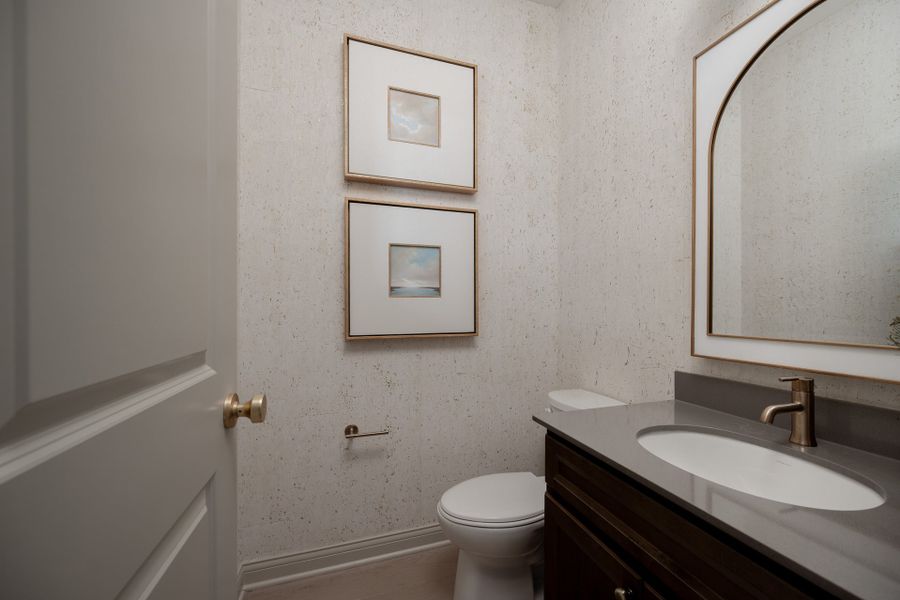 Representative furnished interior of a home built from the Avery by Fischer Homes in Twin Lakes, Hoschton (Image 32).