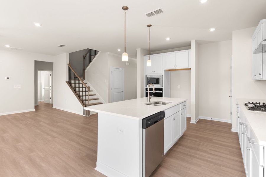 Representative furnished interior of a home built from the The Willow B by Davidson Homes LLC in Wehunt Meadows, Hoschton (Image 10).