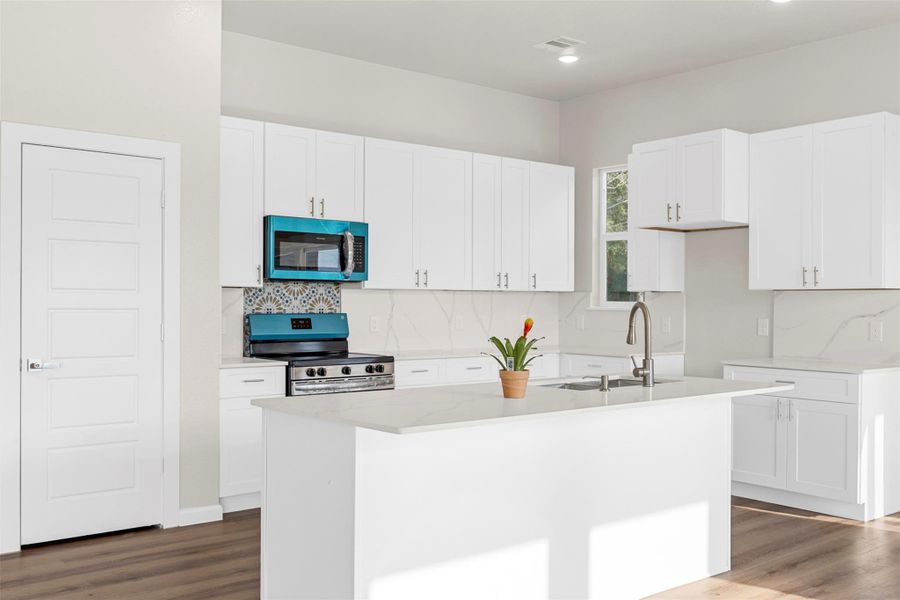 Furnished interior view inside a new home in , Cleveland (Image 4).