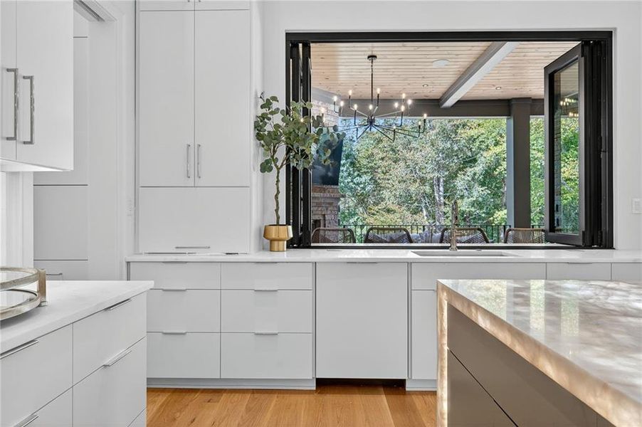 Furnished interior view inside a new home in , Atlanta (Image 38).