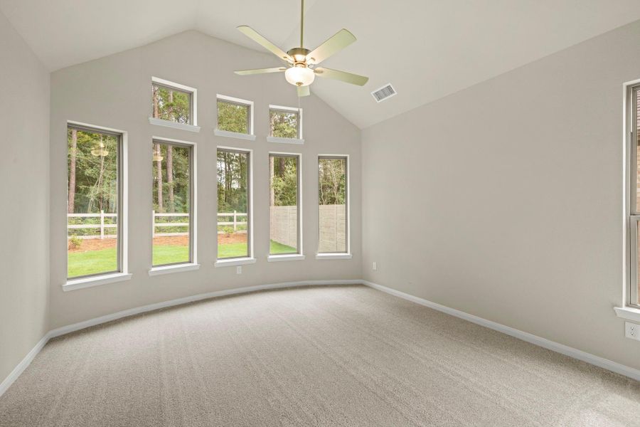 Spacious, unfurnished interior of a new home in Two Step Farm, Montgomery (Image 25). Spacious, unfurnished interior of a new home in Two Step Farm, Montgomery (Image 25).
