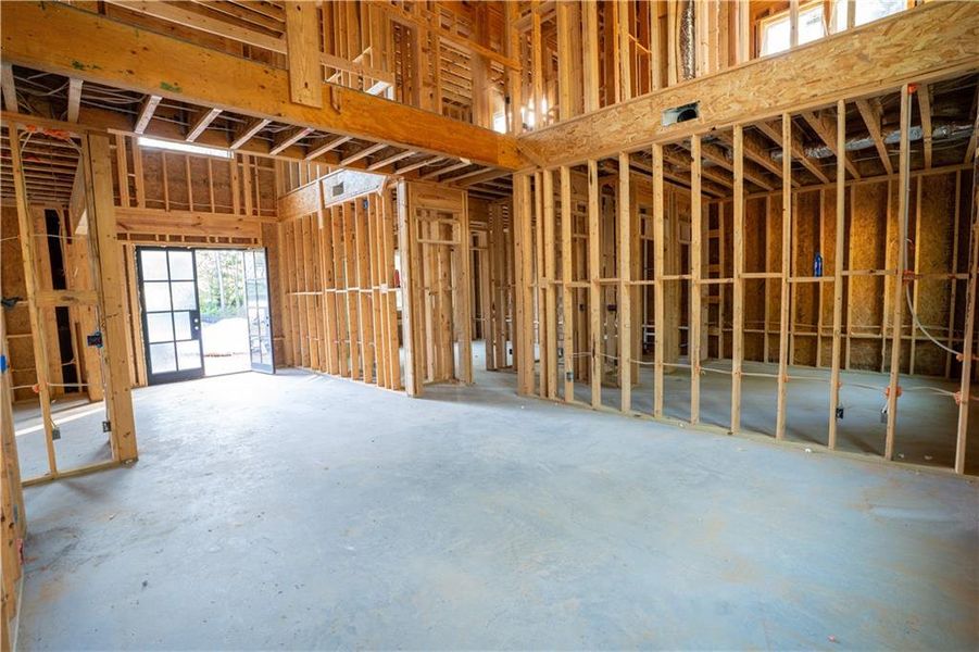 In-progress construction of a new home in , Fairburn, GA (Image 8).