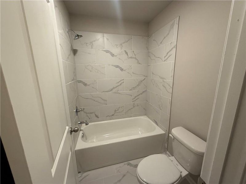 Furnished interior view inside a new home in Lakeside at Great Sky, Canton (Image 9).