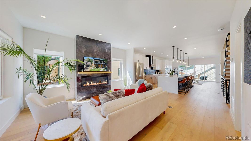 Furnished interior view inside a new home in , Denver (Image 19).
