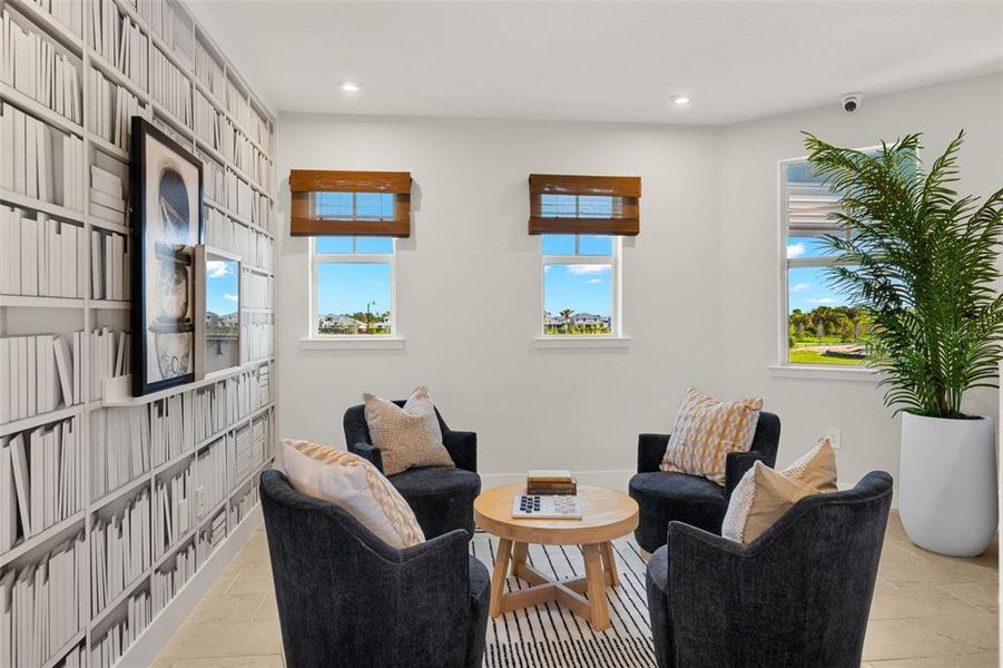 Furnished interior view inside a new home in Wellen Park, Venice (Image 25).