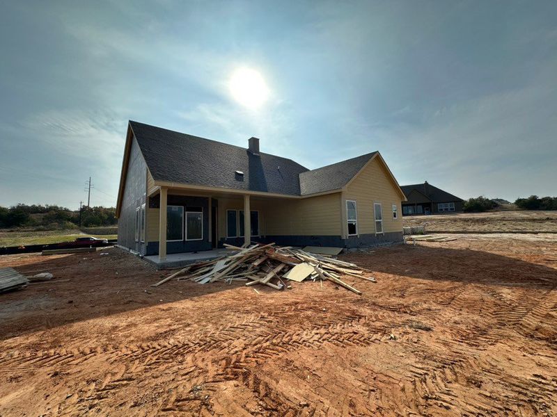 In-progress construction of a new home in Eagle Ridge Estates, Weatherford, TX (Image 8). In-progress construction of a new home in Eagle Ridge Estates, Weatherford, TX (Image 8).