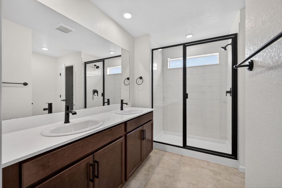 Furnished interior view inside a new home in The Town Collection at Independence, Elizabeth (Image 5).
