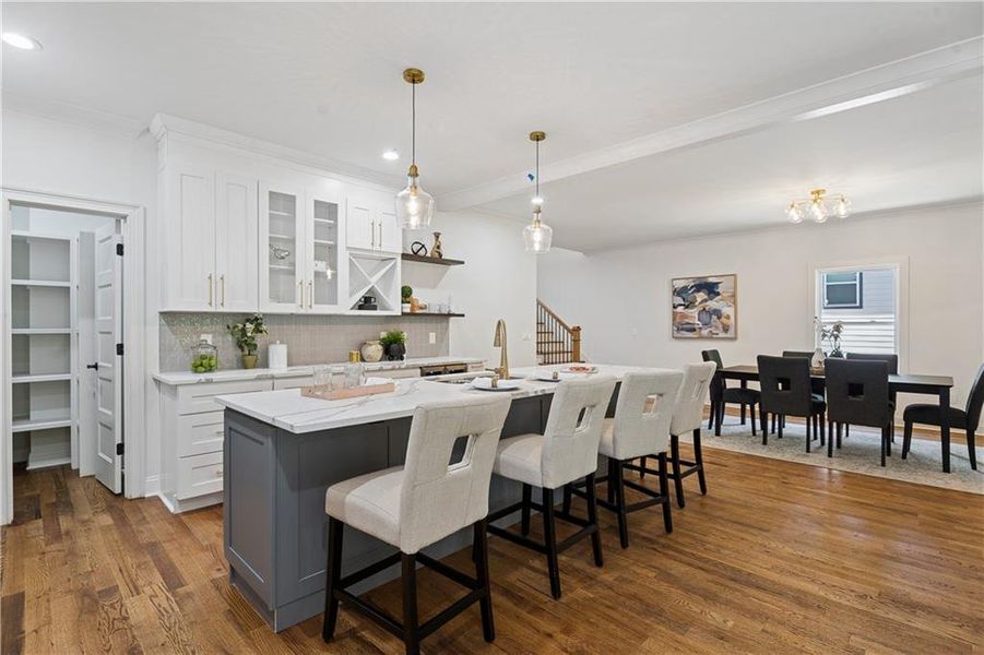 Furnished interior view inside a new home in , Decatur (Image 12).