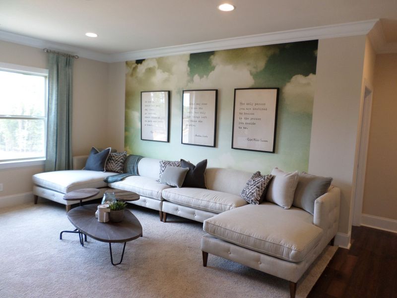 Representative furnished interior of a home built from the Barrington by John Wieland in McCoy Farm, Wesley Chapel (Image 7). Representative furnished interior of a home built from the Barrington by John Wieland in McCoy Farm, Wesley Chapel (Image 7).