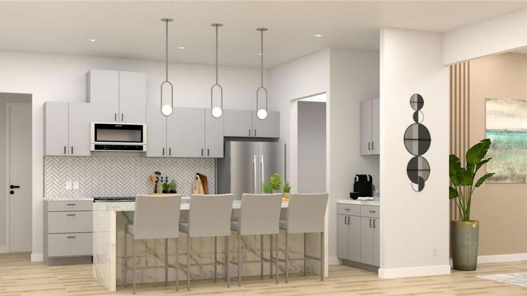 Furnished interior view inside a new home in , North Port (Image 18). Furnished interior view inside a new home in , North Port (Image 18).