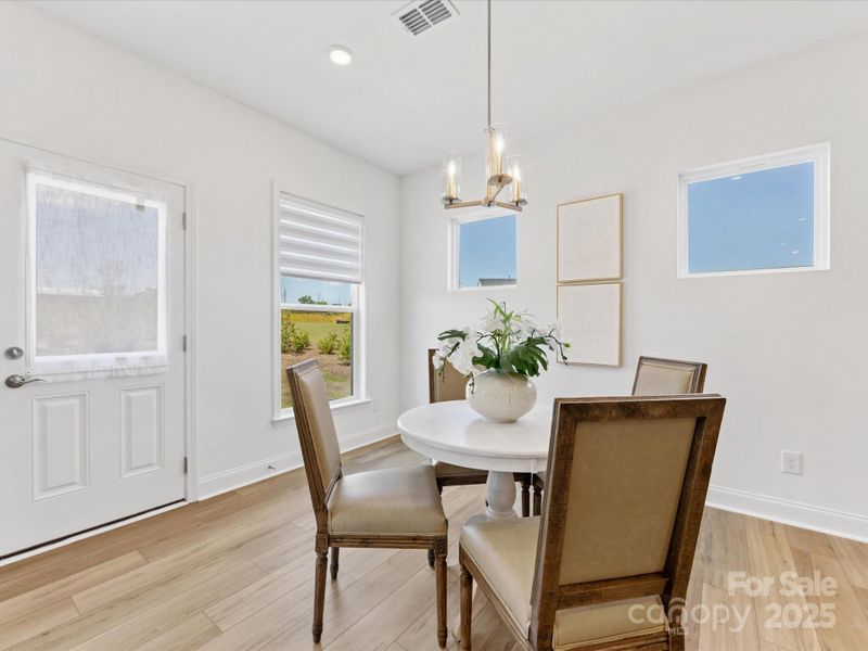 Furnished interior view inside a new home in Cannon Run, Concord (Image 37).