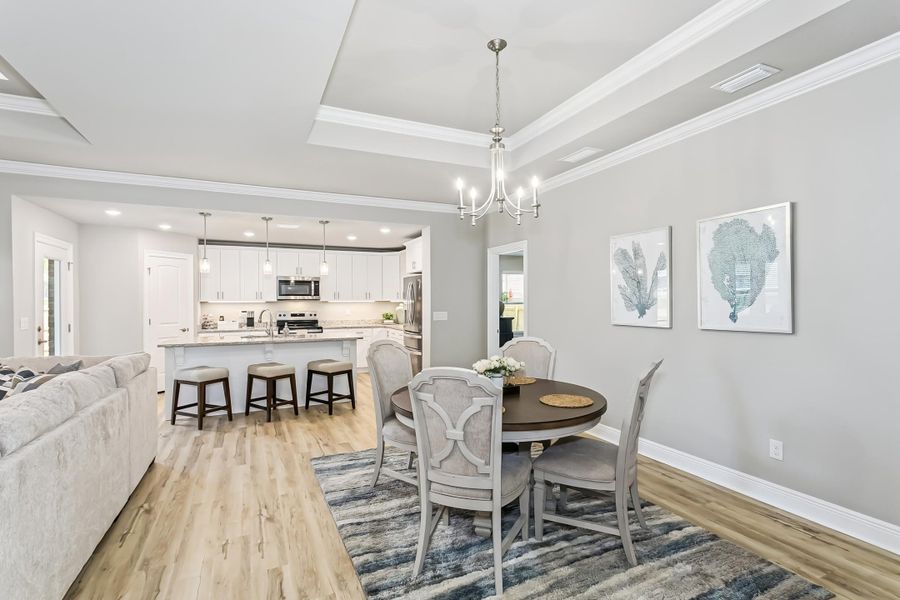 Furnished interior view inside a new home in Buckeyes Landing, Navarre (Image 9).