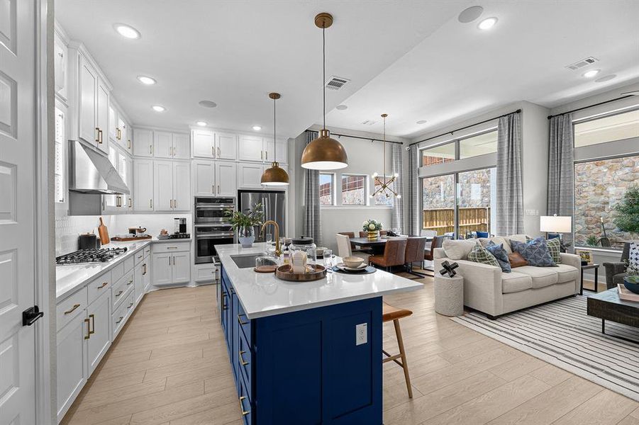 Furnished interior view inside a new home in Highwoods, Fort Worth (Image 33). Furnished interior view inside a new home in Highwoods, Fort Worth (Image 33).