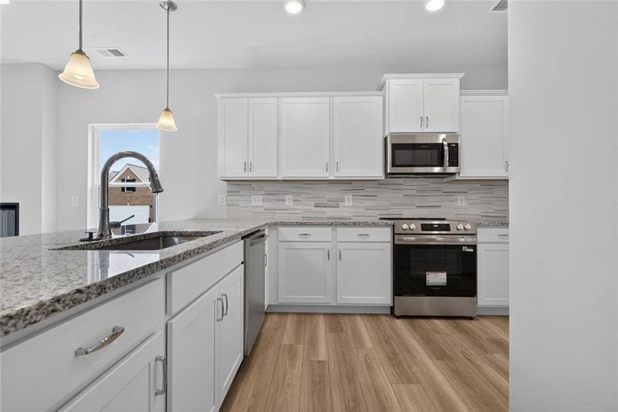 Furnished interior view inside a new home in Sycamore Crest, Calhoun (Image 10).