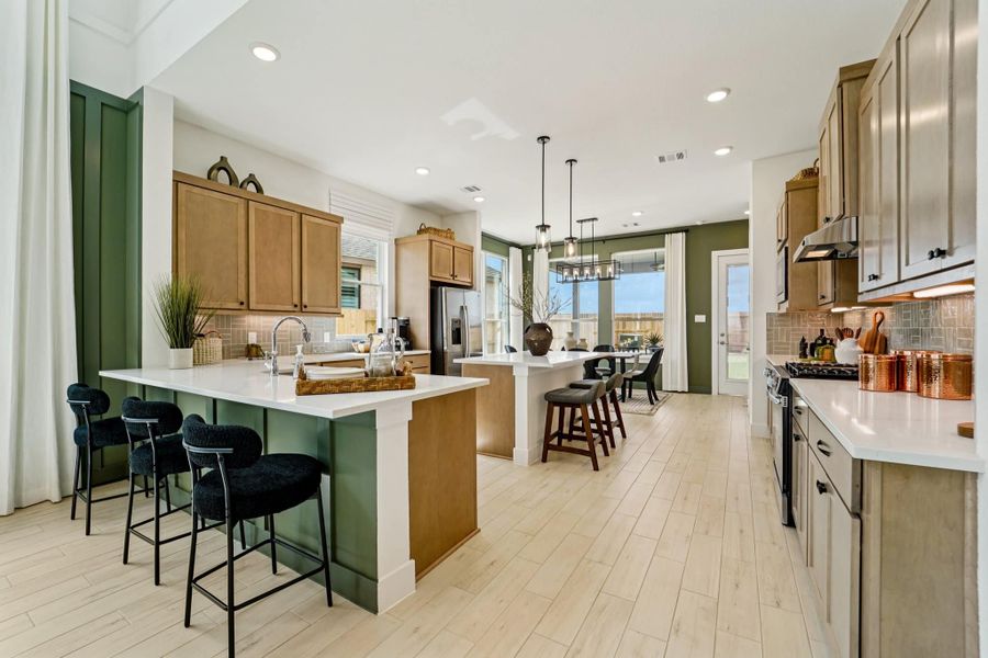 Furnished interior view inside a new home in Wildrye, Waller (Image 7).