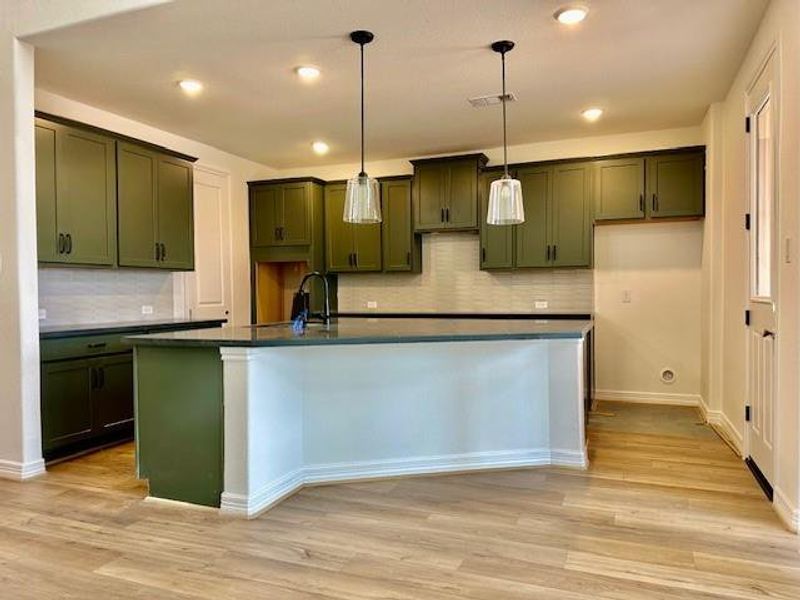 Construction progress – Kitchen