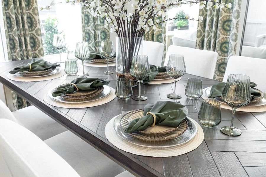 Representative Dining Room - some options shown