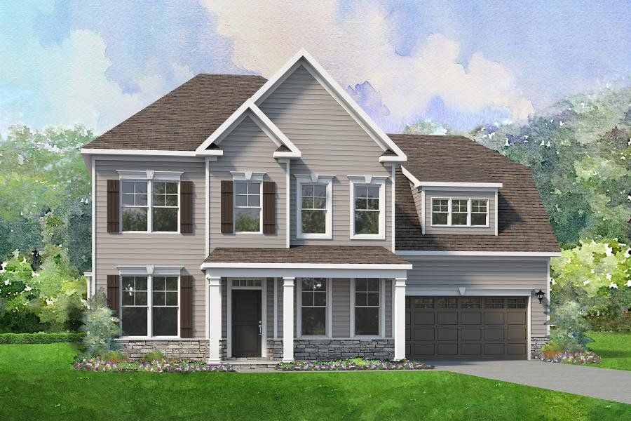 Image 5 representing the Madison by Niblock Homes in Red Hill, Concord, NC.