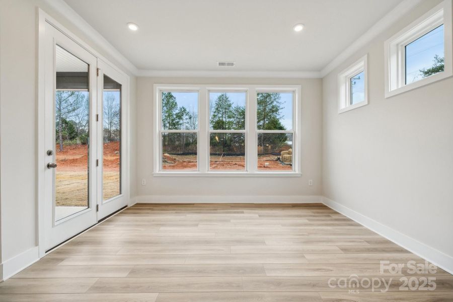 Spacious, unfurnished interior of a new home in Brooke Forest, Mooresville (Image 9). Spacious, unfurnished interior of a new home in Brooke Forest, Mooresville (Image 9).
