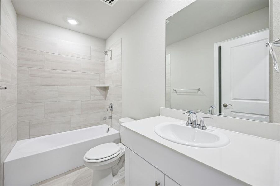 Photo is not of the actual home, but is an inspirational photo of builder’s model home and may depict options, furnishings, and/or decorator features that are not included.