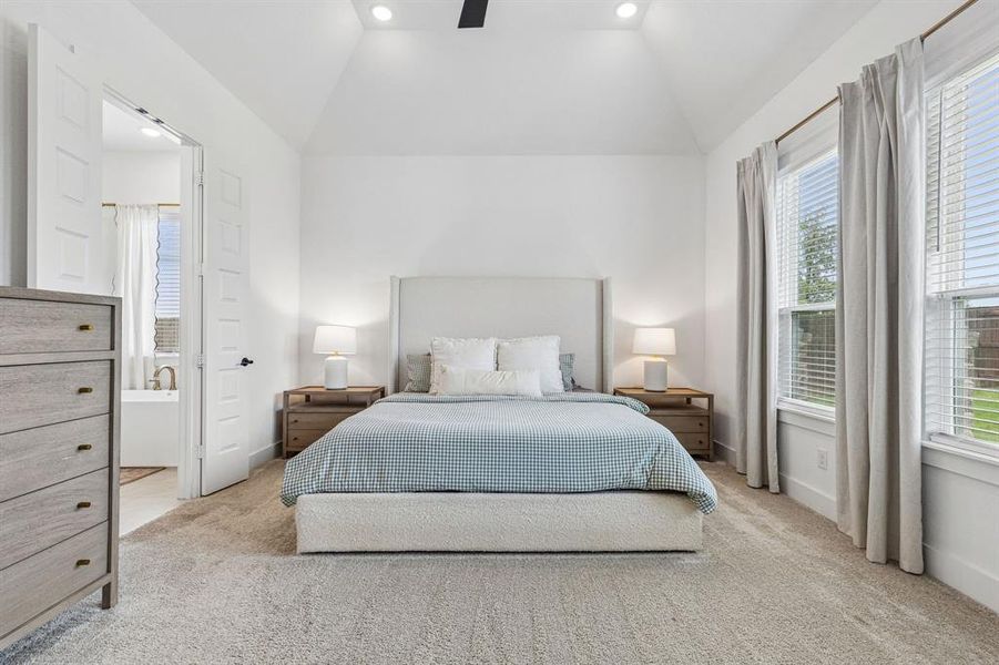 Furnished interior view inside a new home in , Aledo (Image 10).