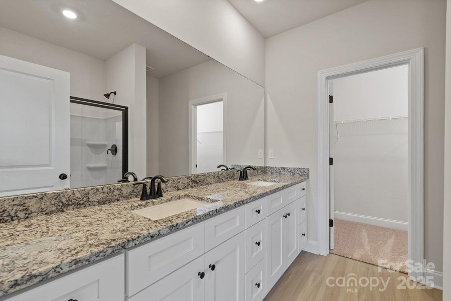 Furnished interior view inside a new home in Ascot Woods, Charlotte (Image 4).