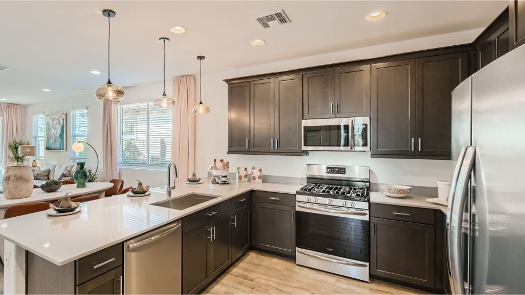 Kitchen interior with center island