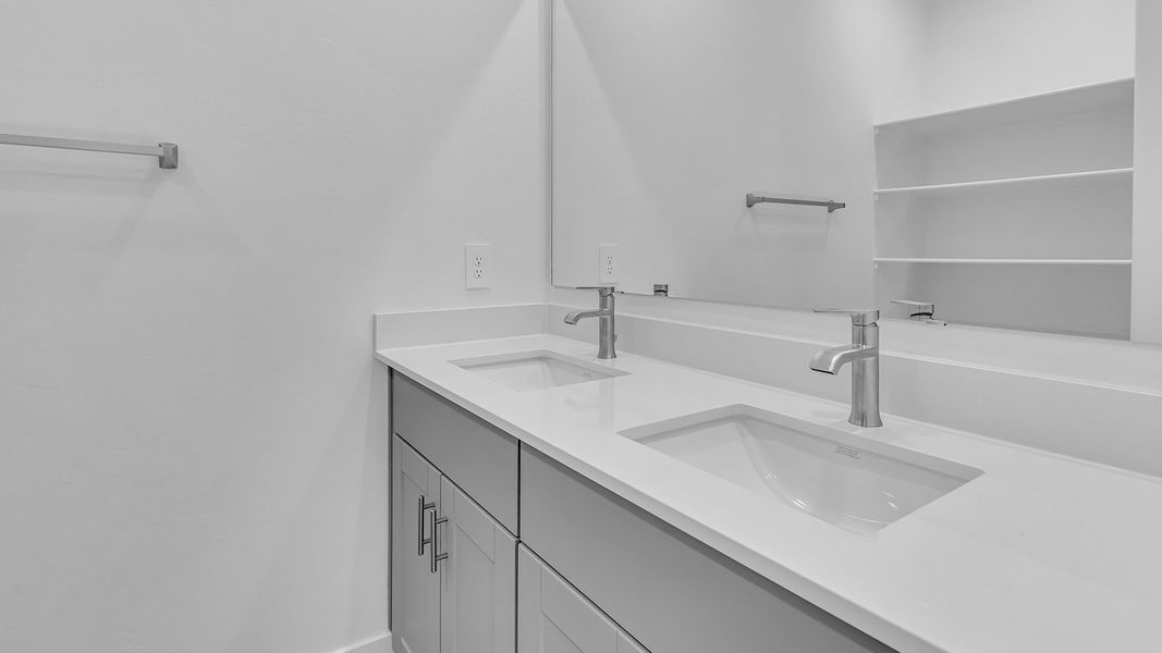 Representative furnished interior of a home built from the Parker by D.R. Horton in The Oasis at Rocking K, Vail (Image 15).