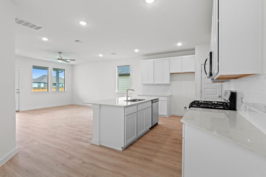 Furnished interior view inside a new home in Prairie Winds, Hutto (Image 13).