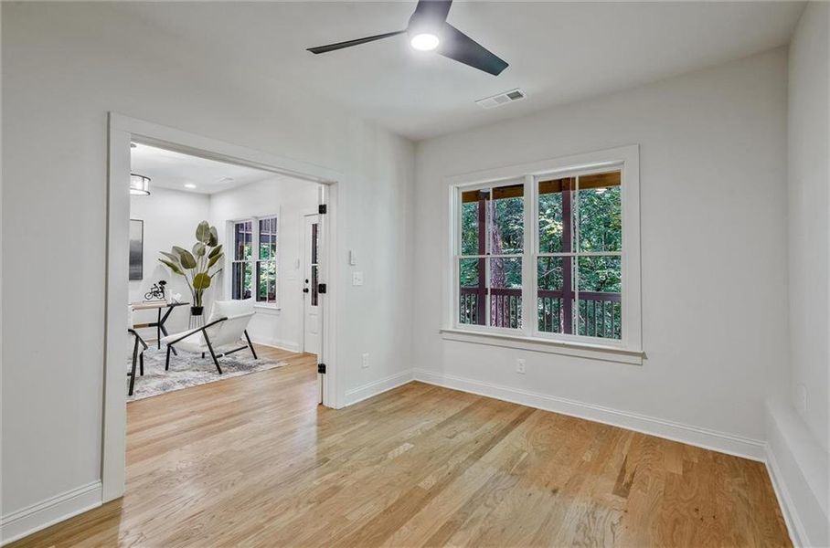 Spacious, unfurnished interior of a new home in Pendergrast Farm, Atlanta (Image 45).