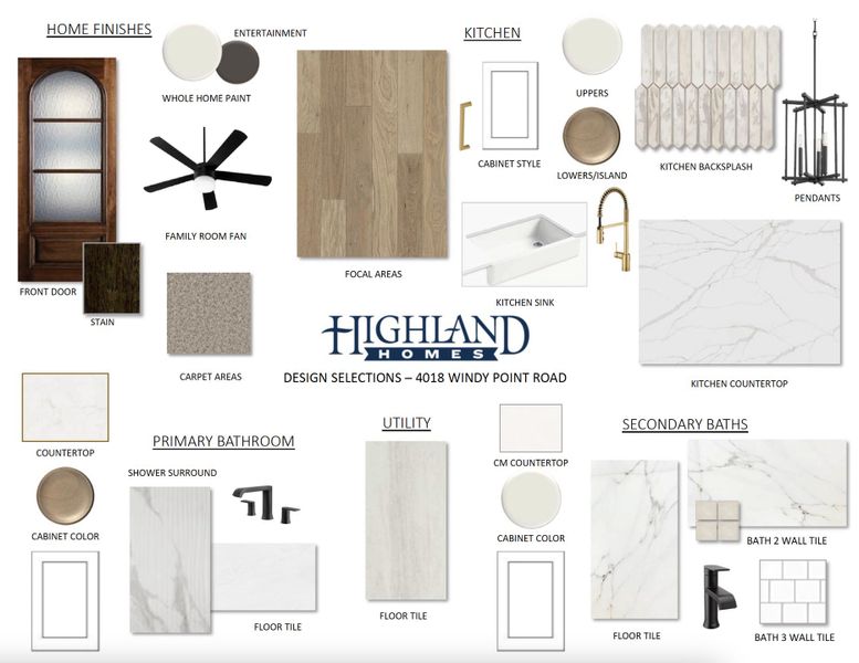 Sample of building materials used in homes in Wildridge, Oak Point (Image 26).
