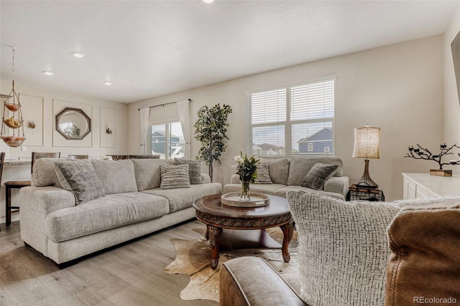 Furnished interior view inside a new home in Spring Valley Ranch, Elizabeth (Image 9). Furnished interior view inside a new home in Spring Valley Ranch, Elizabeth (Image 9).