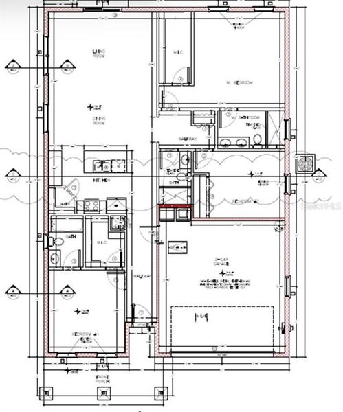 2D floor plan layout of this home in , Tampa, FL (Image 3).