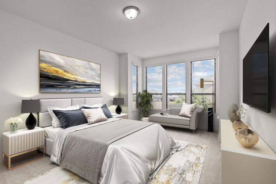 Representative furnished interior of a home built from the Garwood by Pulte Homes in Corley Farms, Boerne (Image 14).