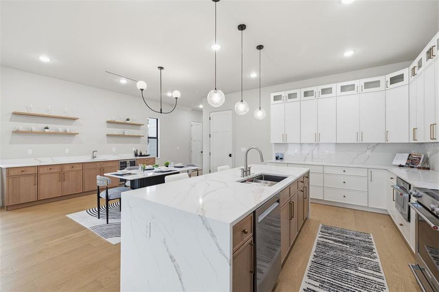 Furnished interior view inside a new home in , Tampa (Image 35).