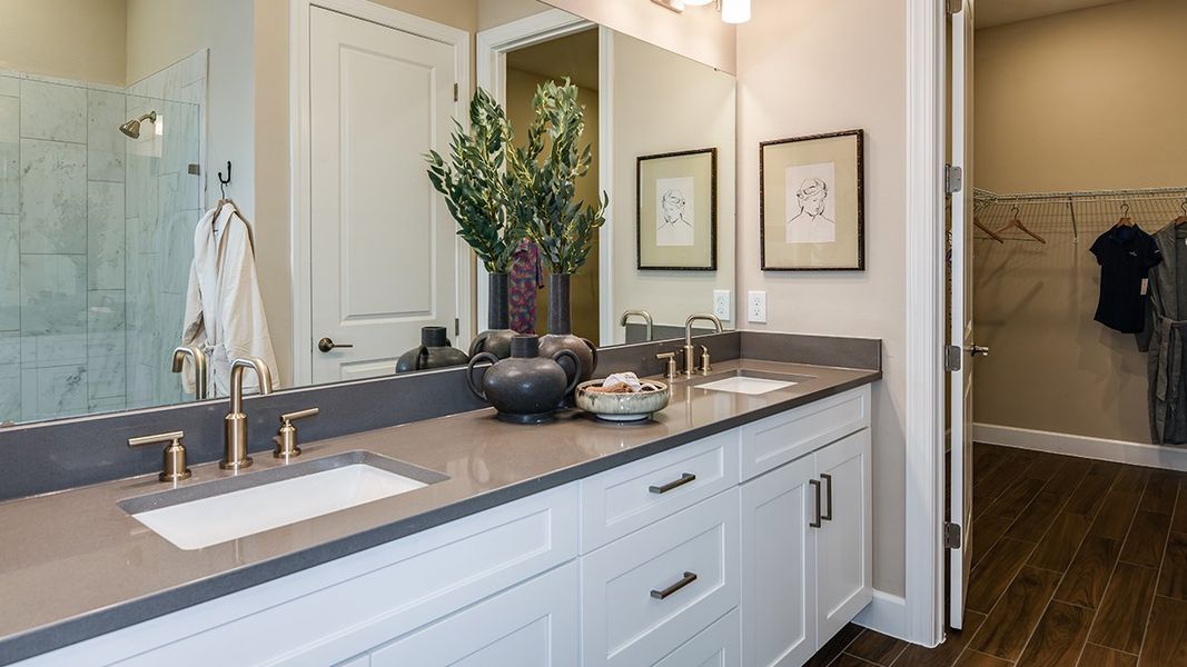 Representative furnished interior of a home built from the Lazio by Taylor Morrison in Esplanade at Westview, Kissimmee (Image 23).