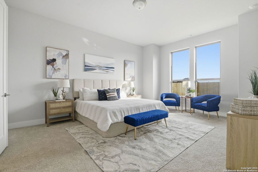 Furnished interior view inside a new home in Haby Hill 60s, San Antonio (Image 14).