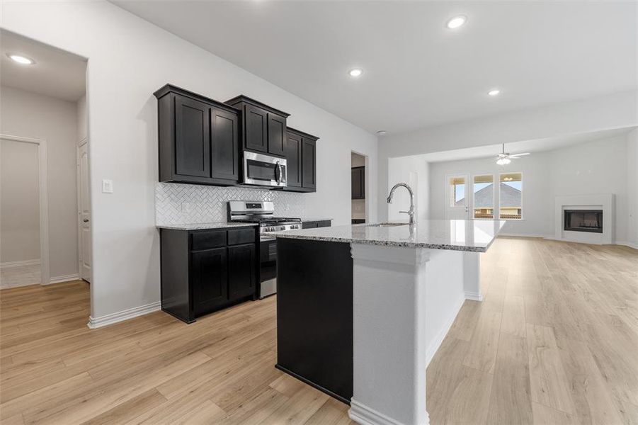 Furnished interior view inside a new home in Liberty Pointe, Gainesville (Image 12). Furnished interior view inside a new home in Liberty Pointe, Gainesville (Image 12).