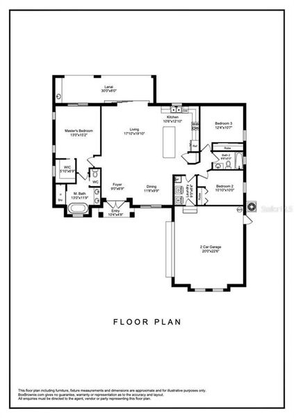 2D floor plan layout of this home in , Port Charlotte, FL (Image 5).