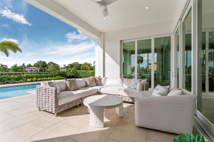 Furnished interior view inside a new home in , Port St. Lucie (Image 33).