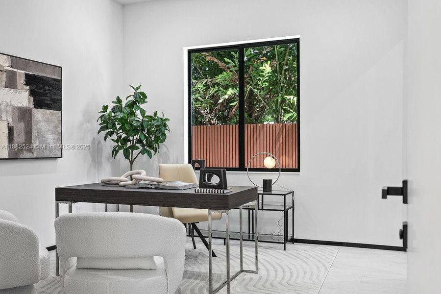 Furnished interior view inside a new home in , Fort Lauderdale (Image 33).