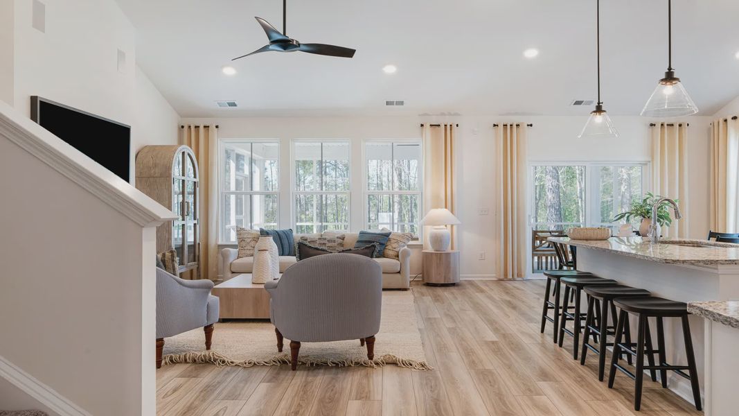 Representative furnished interior of a home built from the Avondale by DRB Homes in Ridgewood, Shelbyville (Image 9).